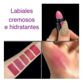 Labial Apilable 5 En 1 En Barra Set 5 Colores Cremoso                                                                                                 