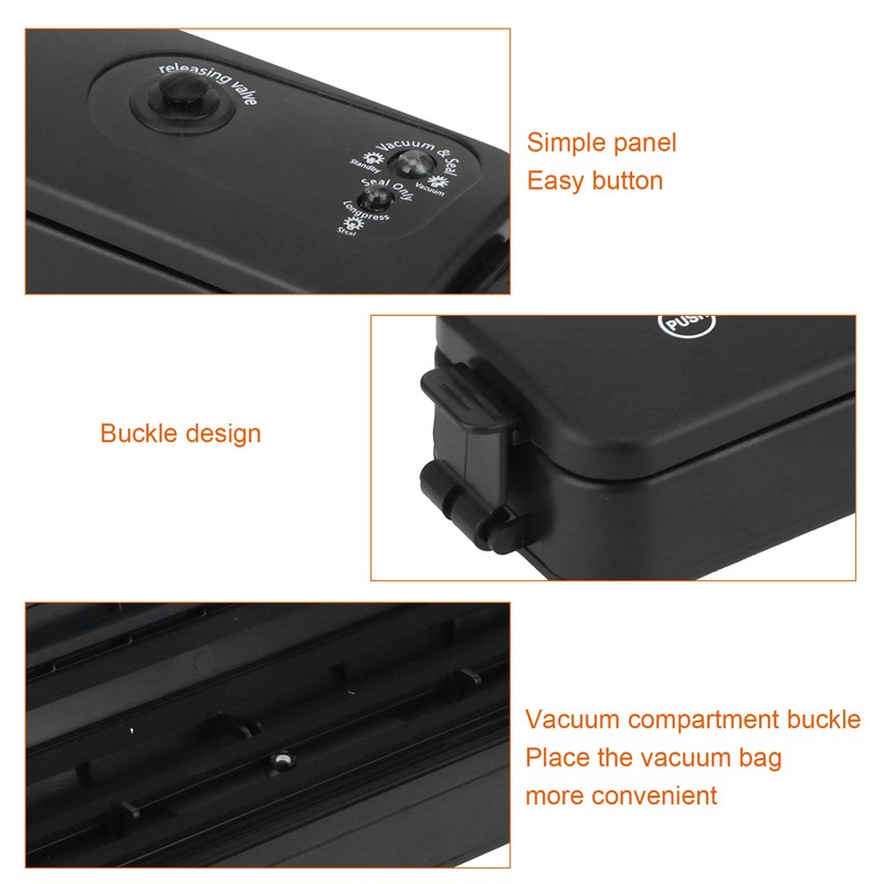 Household Packaging Machine Automatic FoodPreservation Vacuum Sealer Snack Sealing Machine