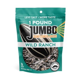 JUMBO SUNFLOWER SEEDS, Ranch, 16-Ounce (Pack of 6)