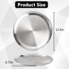 Voittozege 8 Pack Stainless Steel Pizza Pan 12inch Pizza Pans