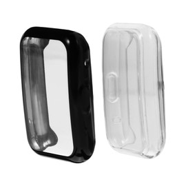 SEWACC 2pcs TPU Protective Watch Case Compatible Watch Fit Easy to Install and Bumper Protector Caps for Everyday Use