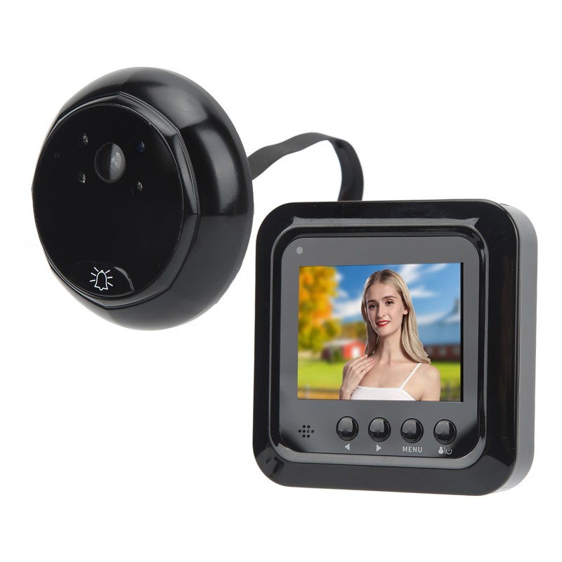 2.4in 1MP Smart Peephole Viewer Video Door Bell 160 Degree