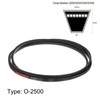 sourcing map O-2500 V-belt drive belt, 2500 mm, rubber for