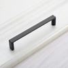 KNOKLOCK 10 Pack 5 Inch(128mm) Kitchen Cabinet Handles Matte Black