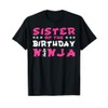 Birthday Ninja Party Gift Sister of the Birthday Ninja Sis