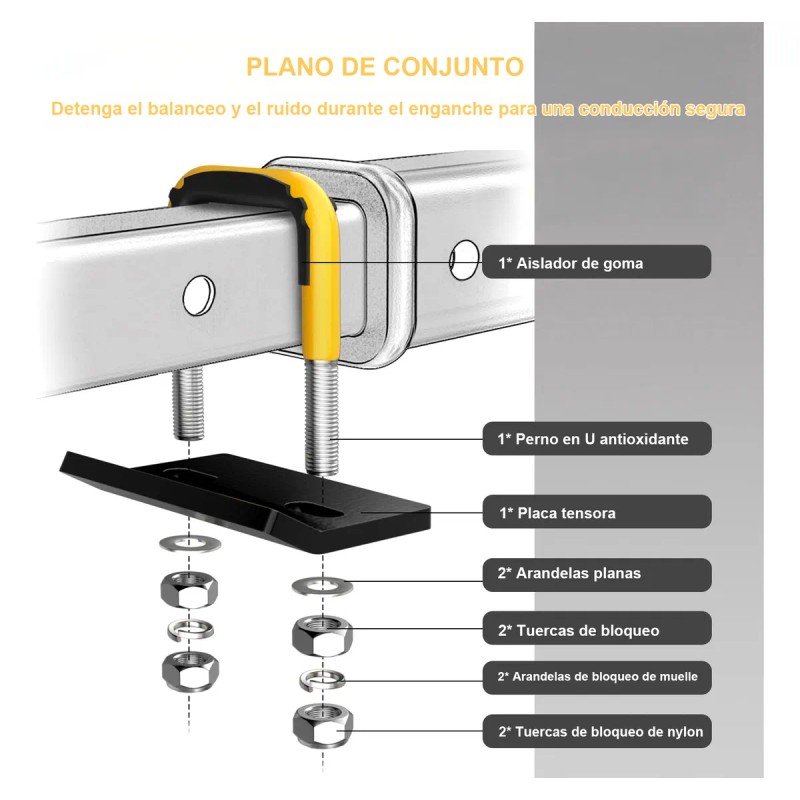 Eliminador De Ruido Para Tirón Remolques Coche Universal