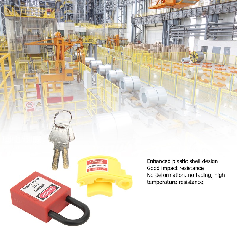 Industrial Plug Lockout Engineering Plastic Nylon Waterproof Safety Lockout Kit