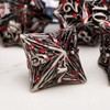KANUBOZI Metal DND Dice Set 7PCS Tree Root Polyhedral Dice