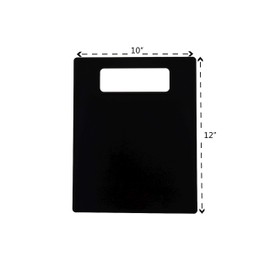 Plastic Shirt Folding Board 10" x 12" Laundry Organizer for Clothing Manufacturers Specialty Stores Sporting Goods Stores Versatile Portable Lightweight Ergonomic Home Use Black by Marketing Holders