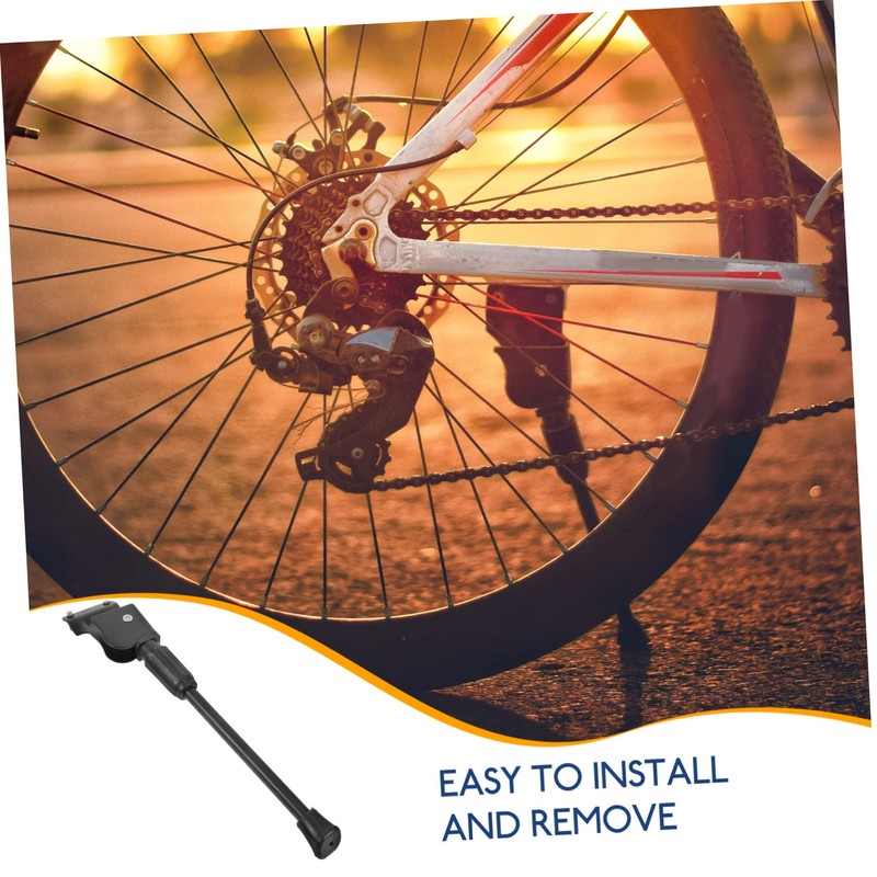 Kisangel Bike Kickstand for Mountain Support Stand Easy to Install