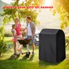 Samhe Grill Cover, 40-Inch Heavy Duty Waterproof UV Resistant BBQ