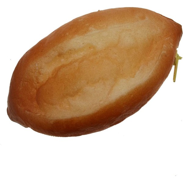 Monedero Bolillo 11cm Zilveren Man Silicona con Cierre Bread Coin