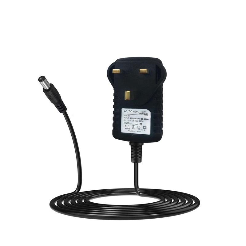 MyVolts 12V power supply adaptor compatible with Teac SR-L30DAB DAB