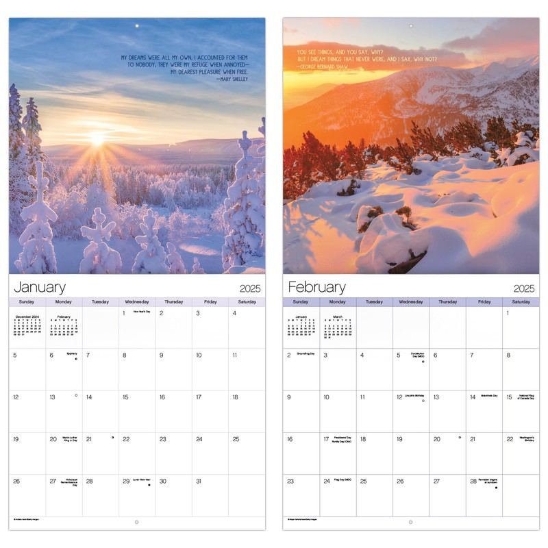 2025 First We Dream Wall Calendar