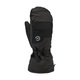 Gordini Men's AquaBloc Down Gauntlet Mitten, Black, Large