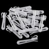 ZZLZX 20PCS Plastic Ratchet System Adjustable Pinch Pleated Curtain Drapery