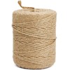 Leecogo 3mm 6Ply Jute Twine, 328 Feet,Heavy Duty for Garden,