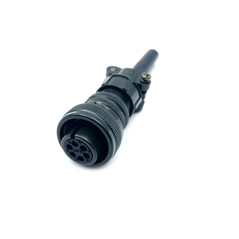 MS3106A14S-6S Industrial Circular Connector, MIL-DTL-5015 Series Threaded Connector 6 Pin
