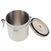Airtight Coffee Canister 304 Stainless Steel Valve with Scoop for