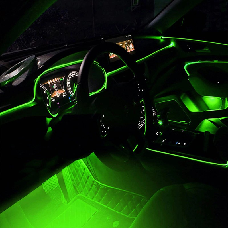 MICTUNING 10M LED Car Interior Strip Light Atmosphere Neon Glow