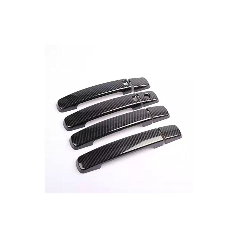Toworldit 8pcs/Set ABS Exterior Door Handle Decoration Trim Cover Compatible