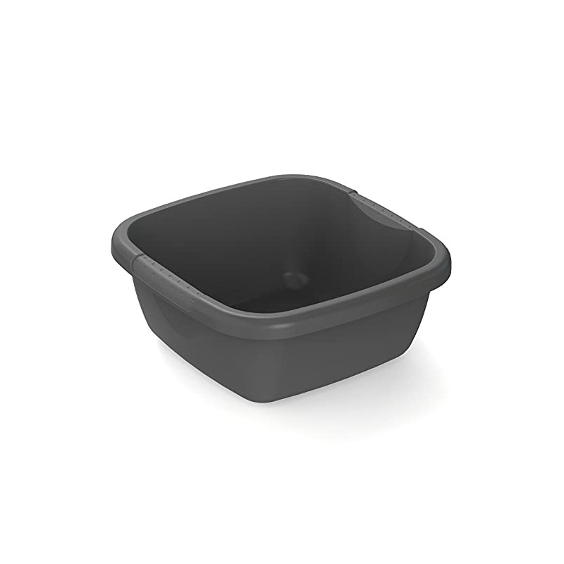 Rotho Daily Basin, Plastic (PP Recycled), Anthracite, 8 L