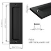 Tibres - 7" Sliding Barn Door Handle - Flush Pull
