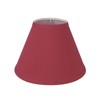 Aspen Creative 58753A, Empire Uno Lamp Shade, Red, 4" Top