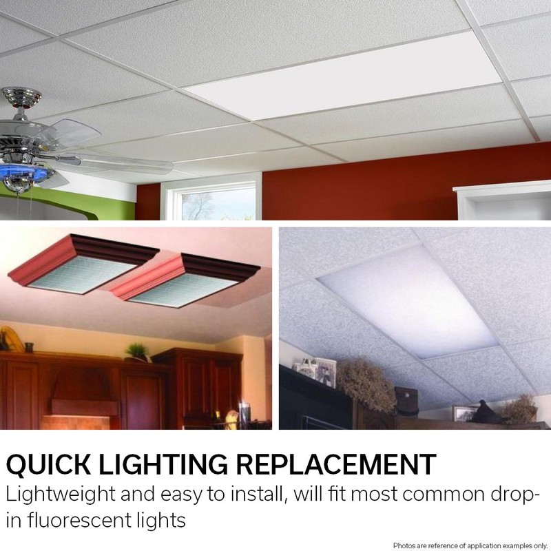 DURALENS Lighting Panel Acrylic Cover - 2x2 Clear - Prismatic