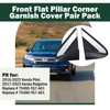 Front Flat Pillar Corner Garnish Cover Fit for 2016-2022 Honda