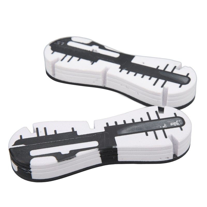 5 Degree Fins Box Surfing Board Round Cup Grid Black