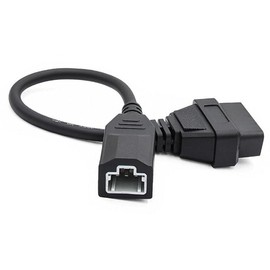 E-Car Connection 3 Pin to 16 pin OBD2 Adapter Cable Diagnostic Tools for Honda Cars