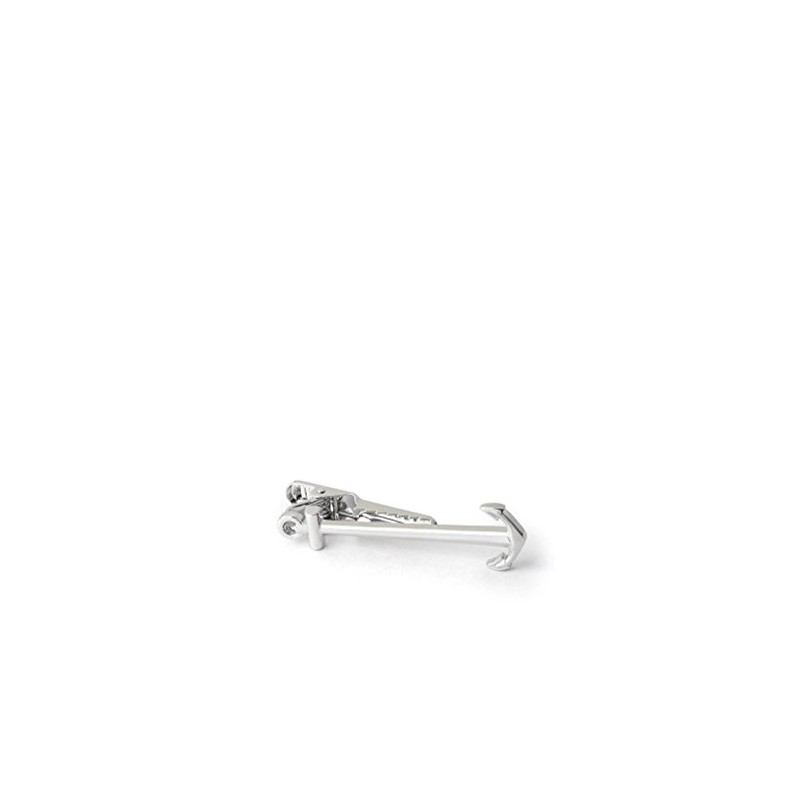 Anchor Silver Metal Tie Bar