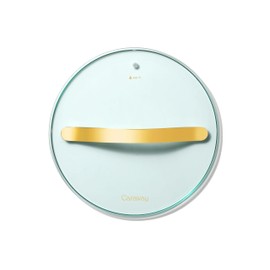 Glass 10.5" Glass Lid For Pots & Pans - Made With Tempered Glass - Sized to Fit Caraway Ceramic-Coated & Stainless Steel Cookware - Gold