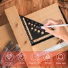 Carpenter Square Set Includes Combination Square with Spirit Level 5