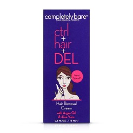 COMPLETELY BARE ctrl+hair+DEL Facial Hair Removal Cream 0.50 oz By Completely Bare