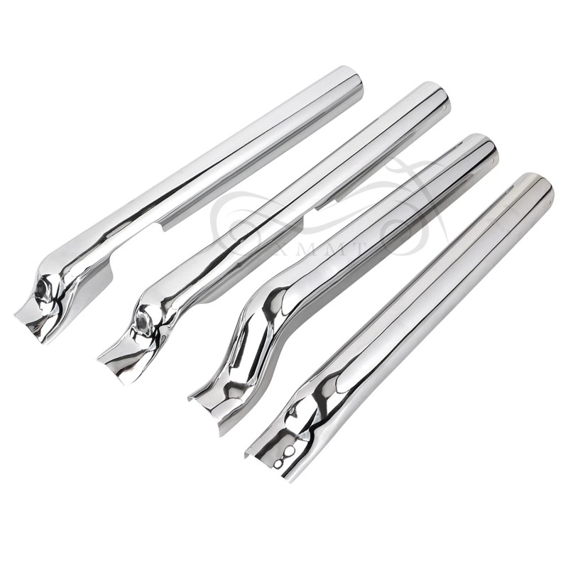 Unbranded Chrome Swingarm Covers Kit For Harley Softail 08-17 Deluxe