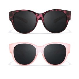 Fit Over Glasses Sunglasses for Women, Polarized Oversized Sun Glasses with UV400 Protection TS5779