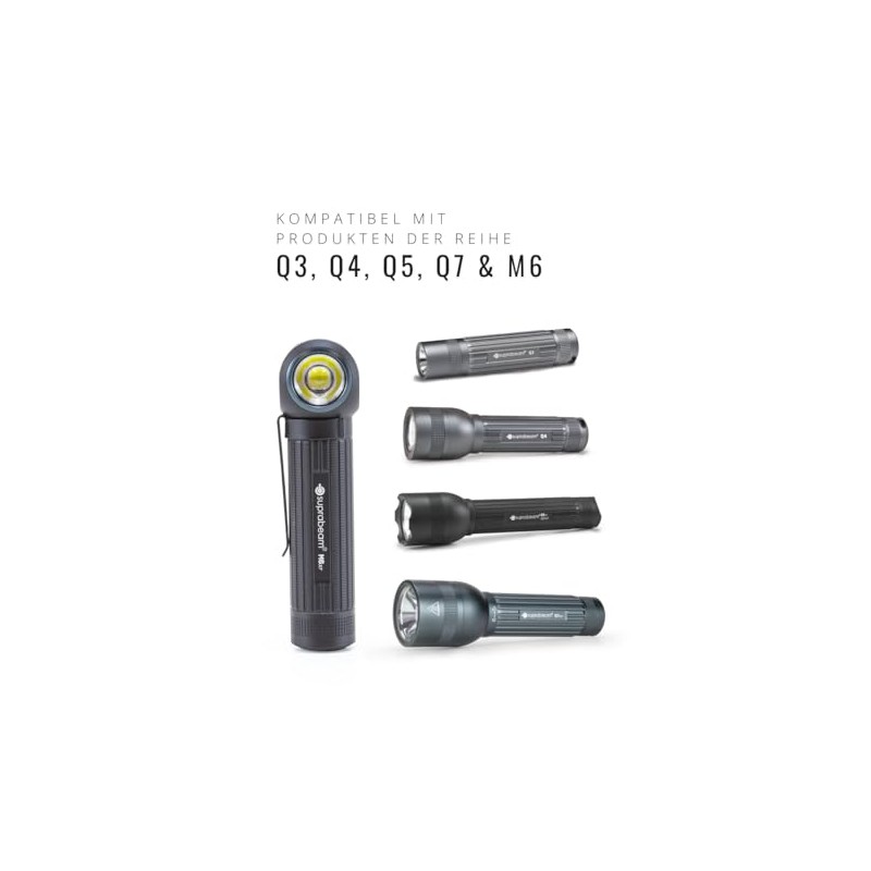 Suprabeam Bike Mount for M6/Q3/Q4 Flashlight, Use the Flashlight as