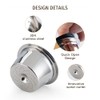K-fee Verismo Cafissimo Tchibo Stainless Steel Reusable Coffee Capsule Filter