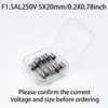 Fast Blow Fuse F1.5AL250V 5x20mm Pack of 10 Glass Fuse