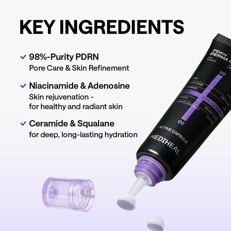 MEDIHEAL PDRN Derma Cream for Glass Skin & Pore Care