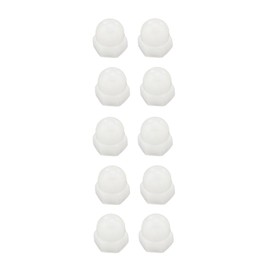 Acorn Nuts M4 Hexagonal Plastic DIN1587 Pack of 10 (0125)