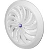 White Circle Air Vent Grille 150mm / 6" with Adjustable