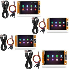 4pcs ESP32 LVGL WiFi & Bluetooth Development Board 2.4 inch LCD TFT Module 240 * 320 Smart Display Screen with Touch WROOM for Arduino