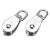 AuInLand 304 Stainless Steel Single Pulley Block M15 Wire Rope