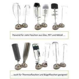 STYYL Universal Drip Rack for Bottles, Space-Saving, Foldable, Drainer