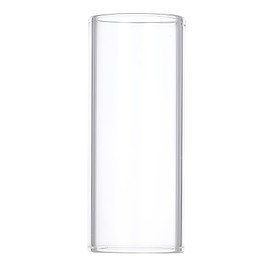 57lilina 1 Pack Guitar Slide Ring, Medium Glass Finger Guitar Slides Tube for Electric Acoustic