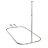 Utopia Alley Wall Mounted Hoop Shower Rod - Shower Curtain