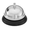 WEDO Table Bell, Metal, Black, 8.5 cm, Metal, Black, Normal